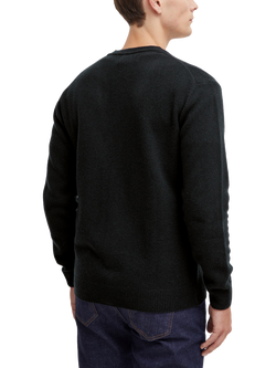 Casual Friday Karl Lambswool Knitted Cardigan - view 2, Dark Navy