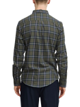 Casual Friday Cfanton Cotton Regular Fit Check Shirt, Deep Depths Melange