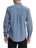 Casual Friday Cfanton Cotton Regular Fit Cord Shirt, Country Blue