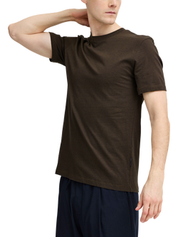 Casual Friday Thor Short Sleeve Micro Stripe T-Shirt, Desert Palm