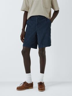 John Lewis Cotton Cord Chino Shorts, Mood Indigo