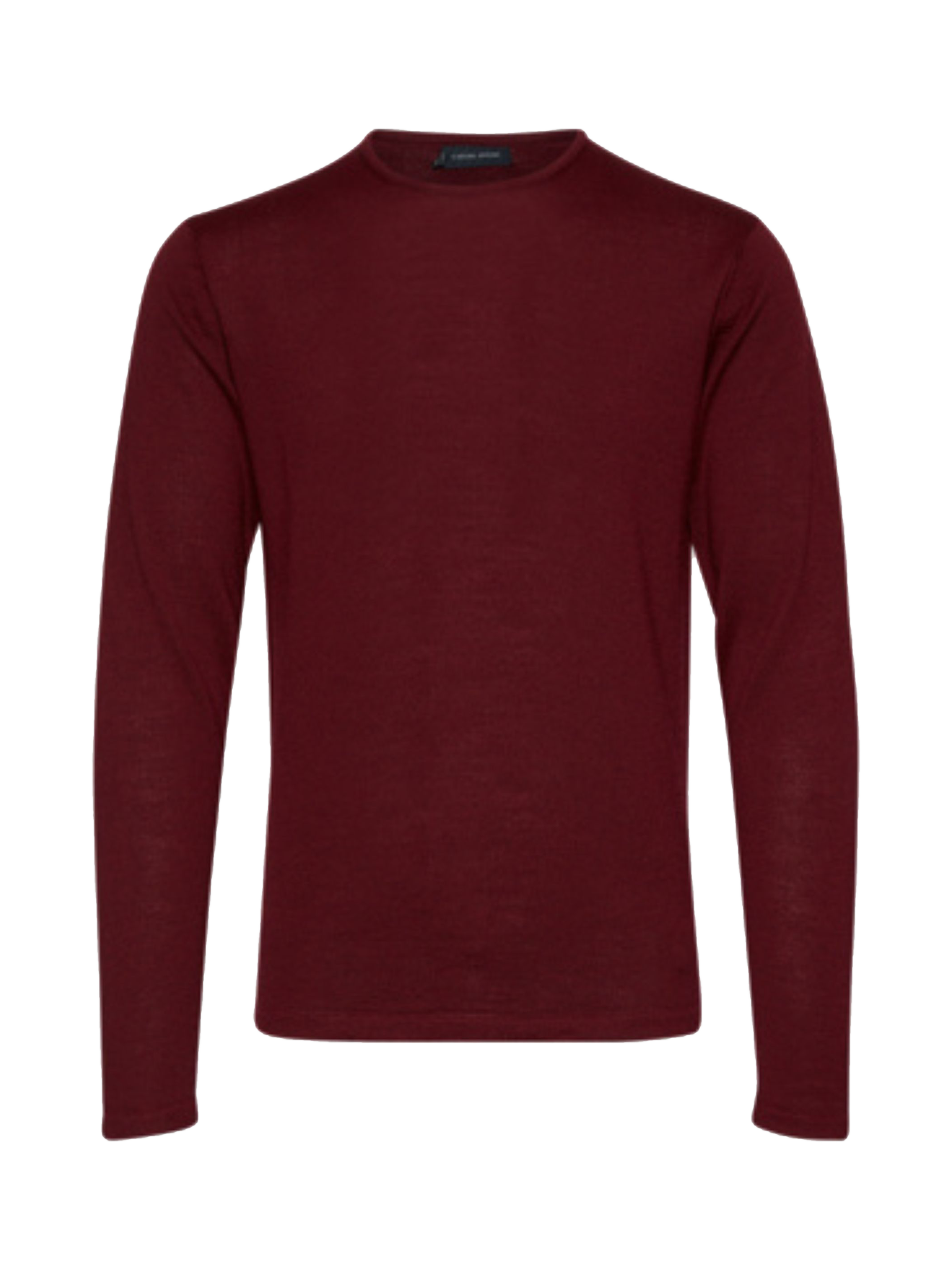 Product image 5 of 6, which shows Casual Friday Italian Merino Knit Jumper, Vineyard Wine, S