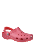 Crocs Classic Glitter Clogs, Red