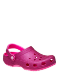 Crocs Classic Glitter Clogs, Pink Crush