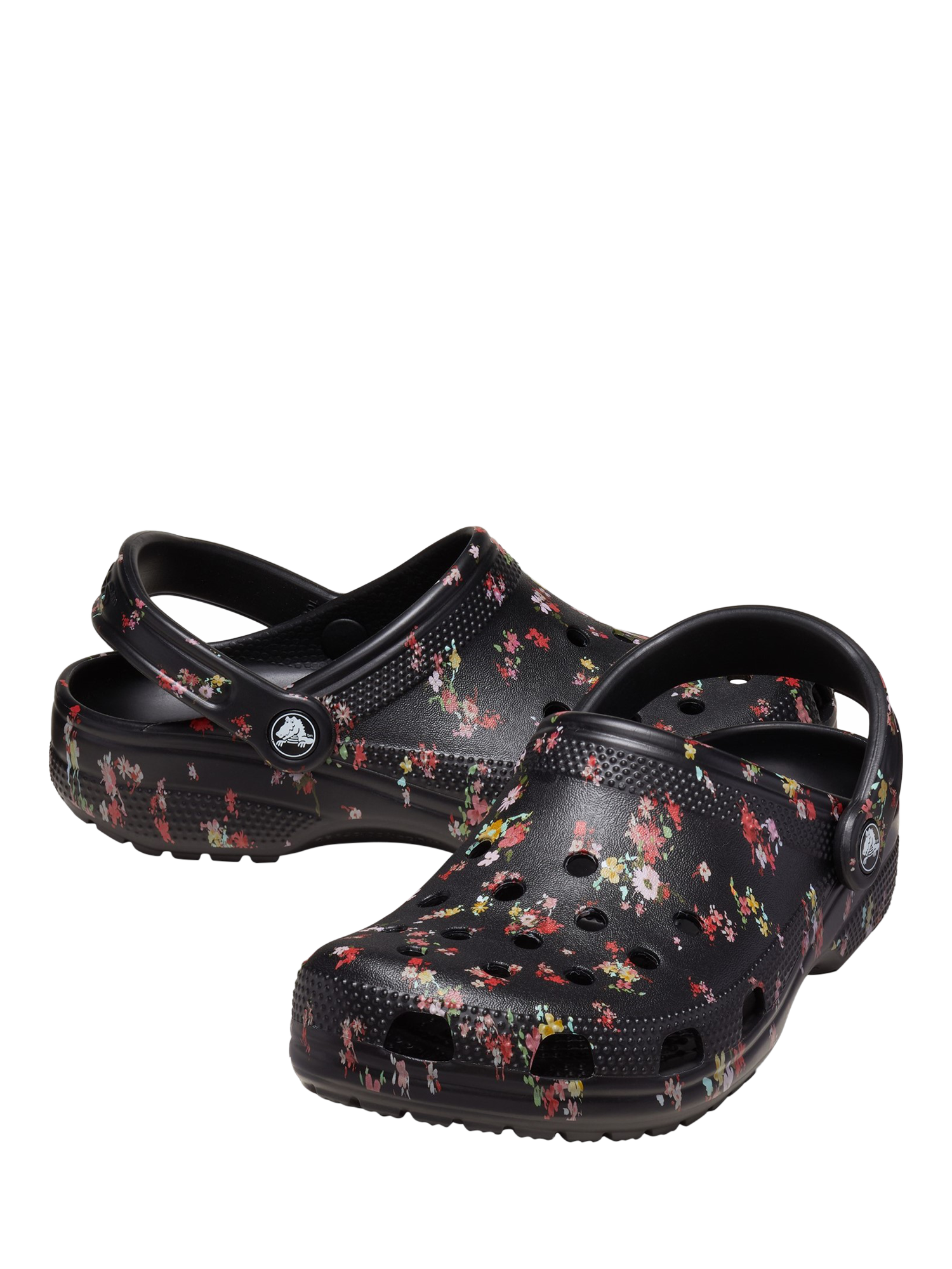 Crocs Classic Graphic Clogs Black