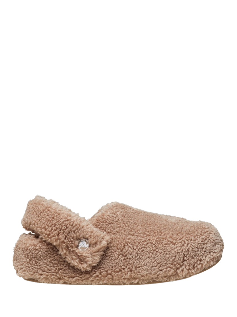 Crocs Classic Cozzzy Faux Fur Slippers Mushroom