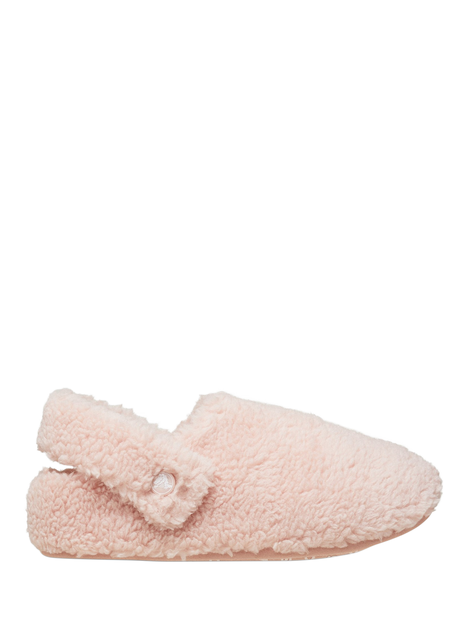 Product image 1 of 6, which shows Crocs Classic Cozzzy Faux Fur Slippers, Pink, 3