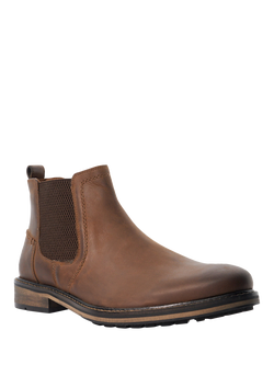 Dune London Chorleys Leather Wide Fit Boots - view 2, Brown