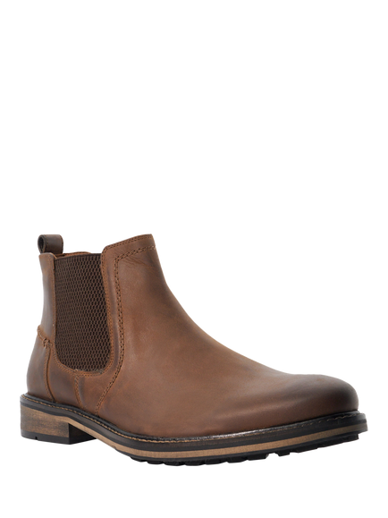 Dune London Chorleys Leather Wide Fit Boots - view 2, Brown