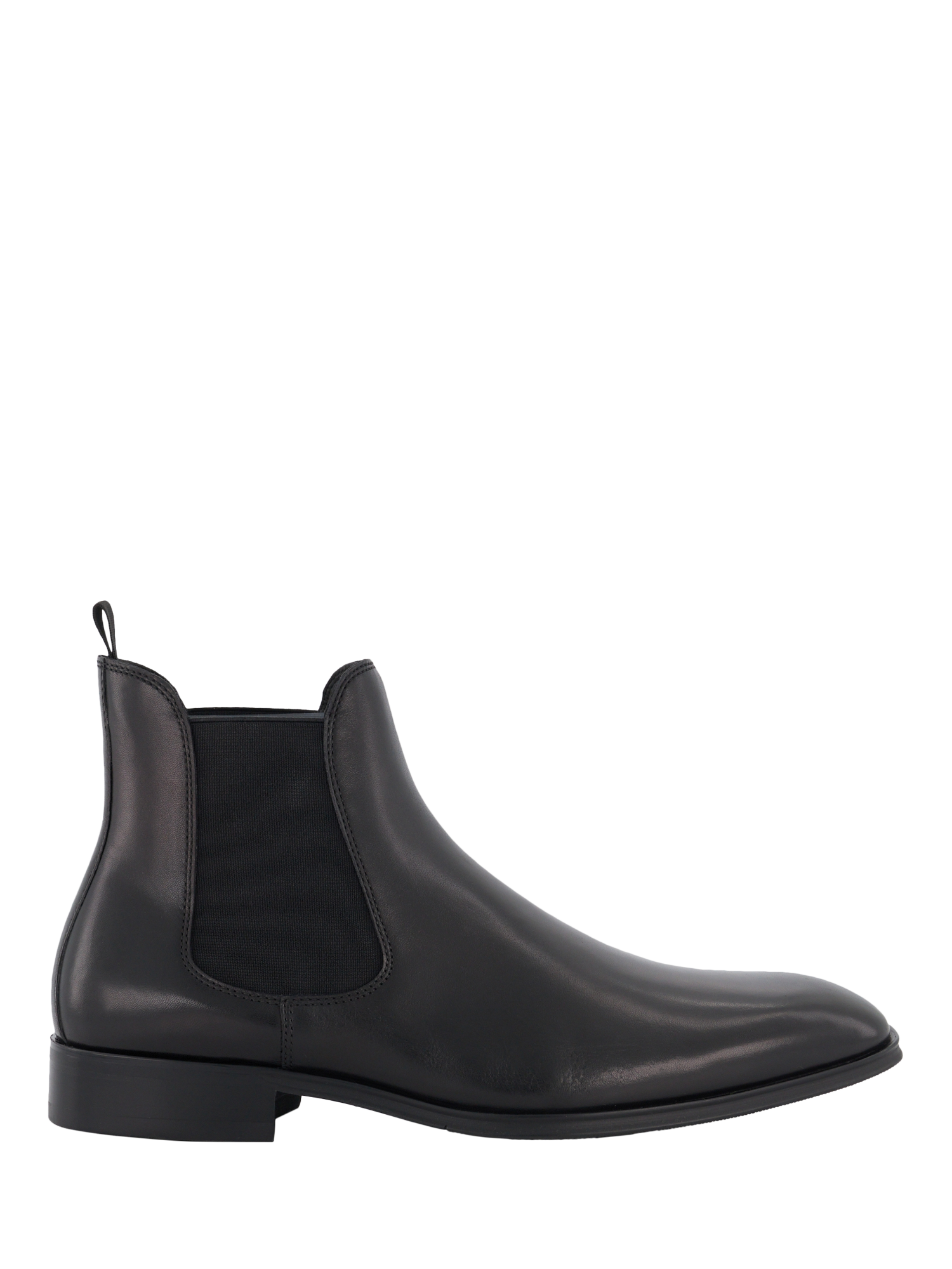 Dune Mandatory Wide Fit Leather Chelsea Boots Black