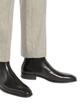 Dune London Mandatory Wide Fit Leather Chelsea Boots, Black