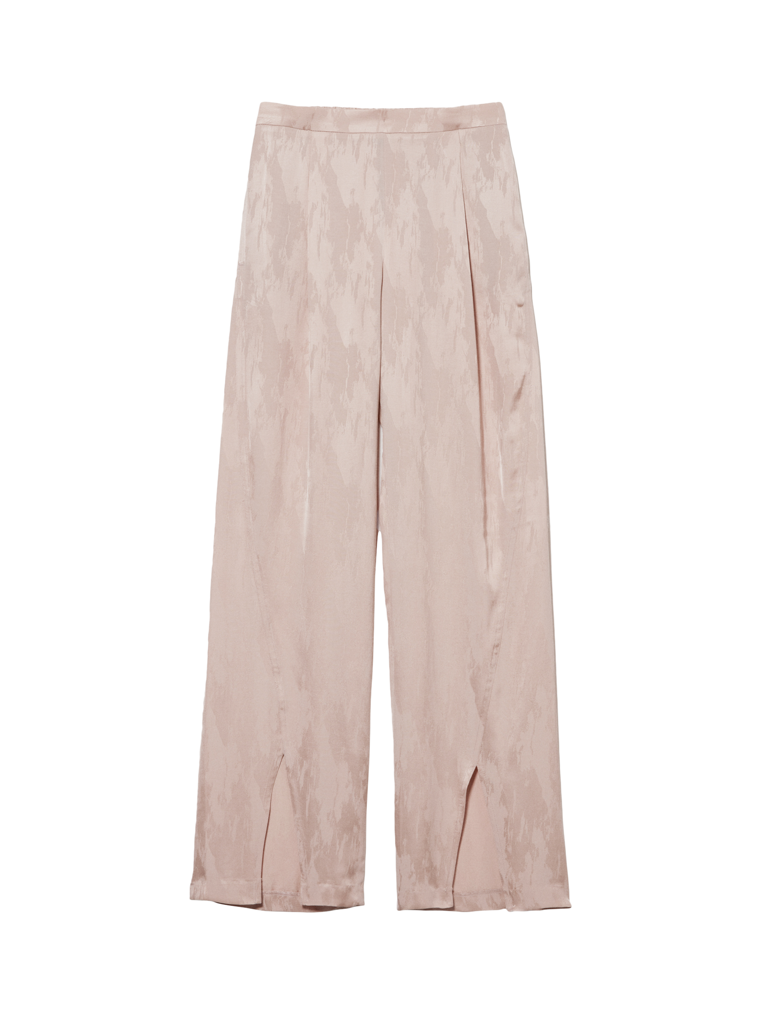 Product image 5 of 5, which shows SISLEY Slits Linen Blend Wide Leg Trousers, Cream, 12