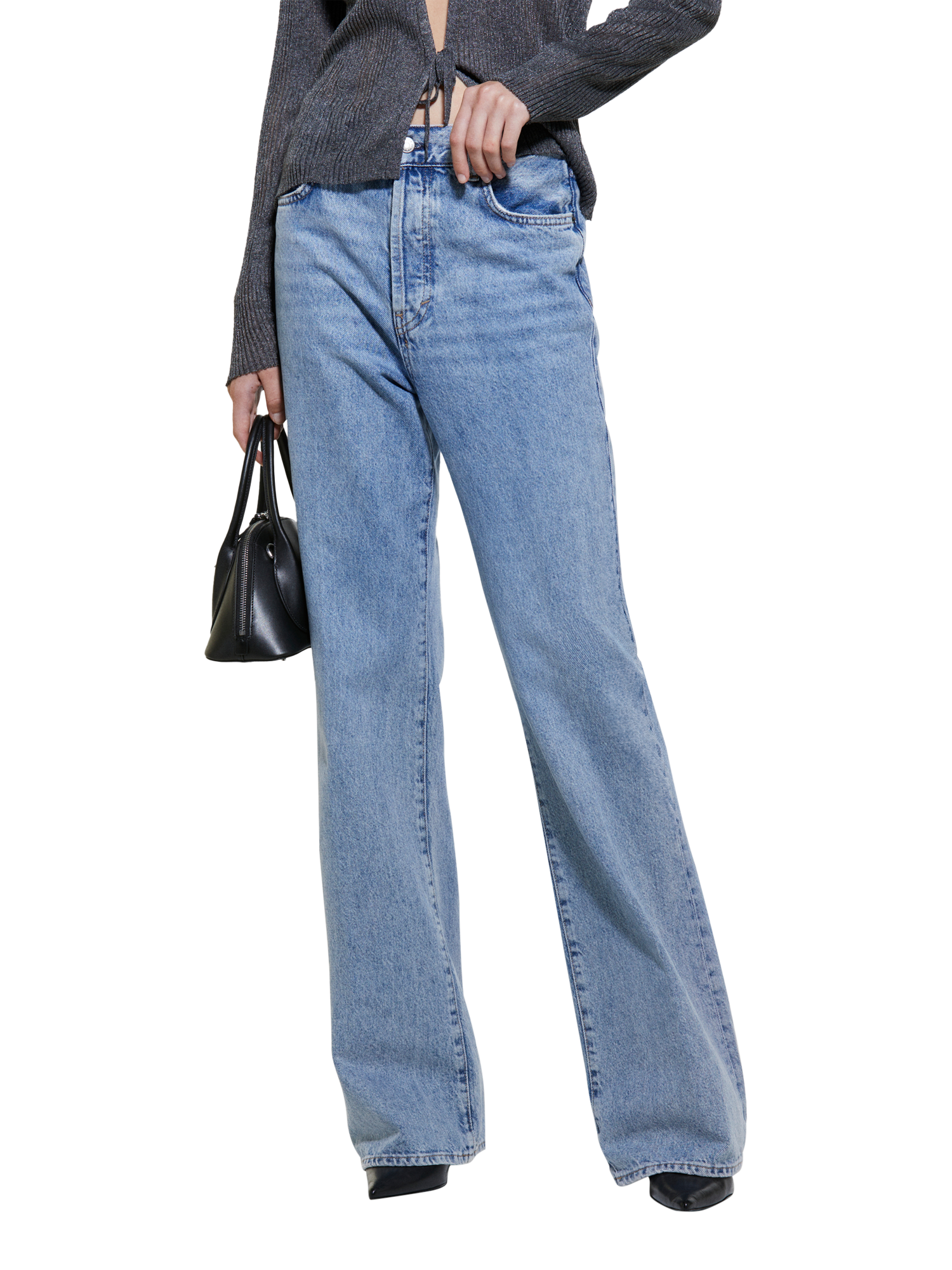 Product image 1 of 4, which shows SISLEY High Waist Jeans, Blue, 26R