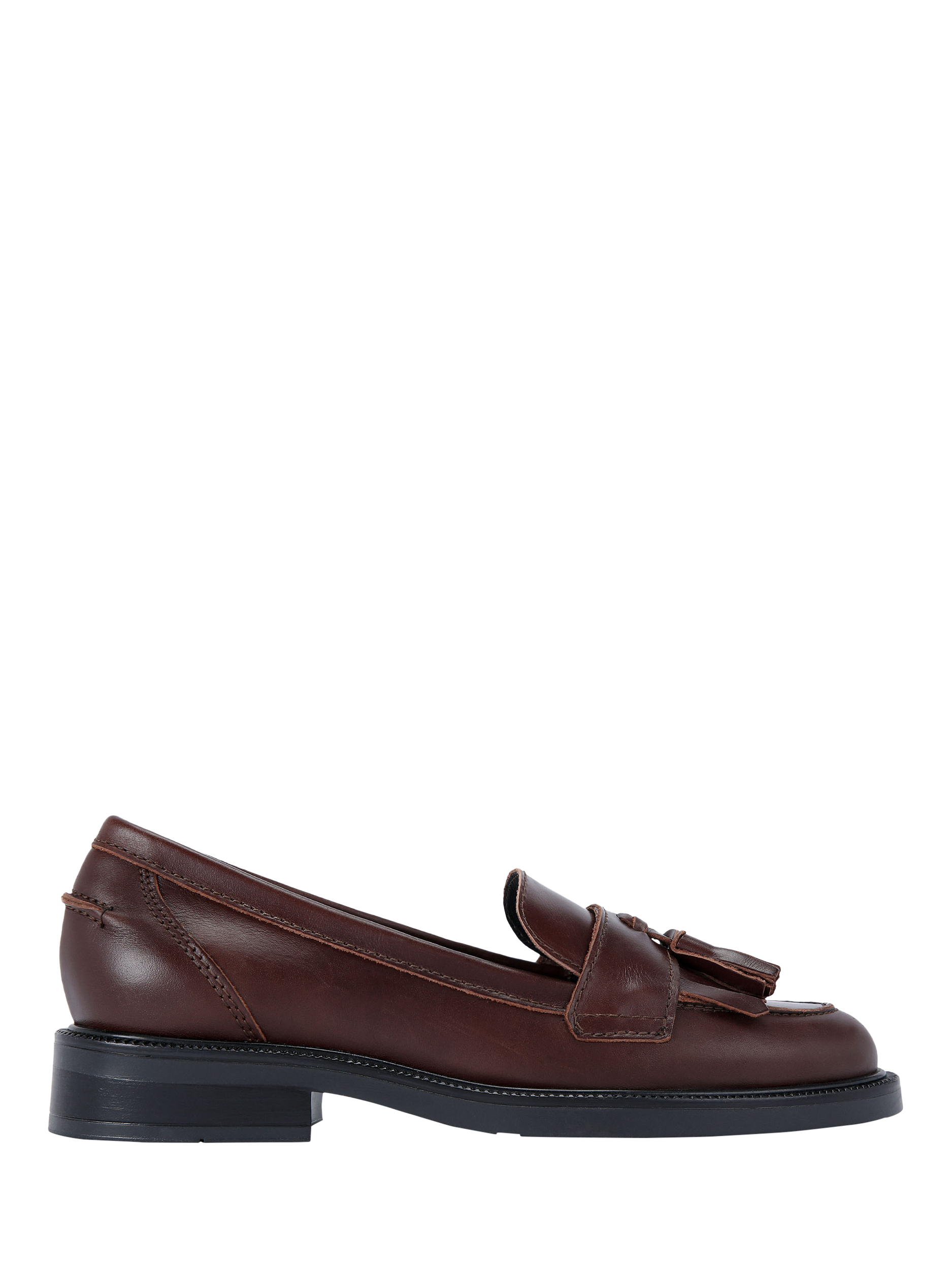 KG Kurt Geiger Mira Leather Slip-On Loafers, Brown
