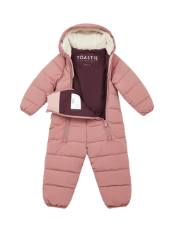 Toastie Baby Classic Cloud Onesie Snowsuit - view 2, Damask Pink
