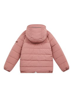 Toastie Kids' Reversible Puffer Jacket - view 2, Damask Pink