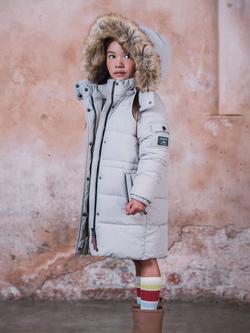 Toastie Kids' Explorer Puffer Parka Coat - view 2, White