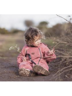 Toastie Kids' Waterproof Puddlesuit - view 2, Rose Pink