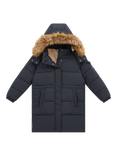 Toastie Kids' Explorer Puffer Parka Coat, Ink Navy