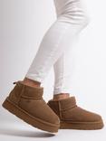 Just Sheepskin Mini Lottie Sheepskin Boot, Chestnut