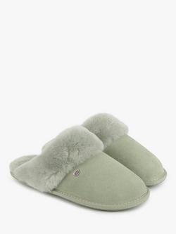 Just Sheepskin Duchess Sheepskin Mule Slippers - view 2, Sage