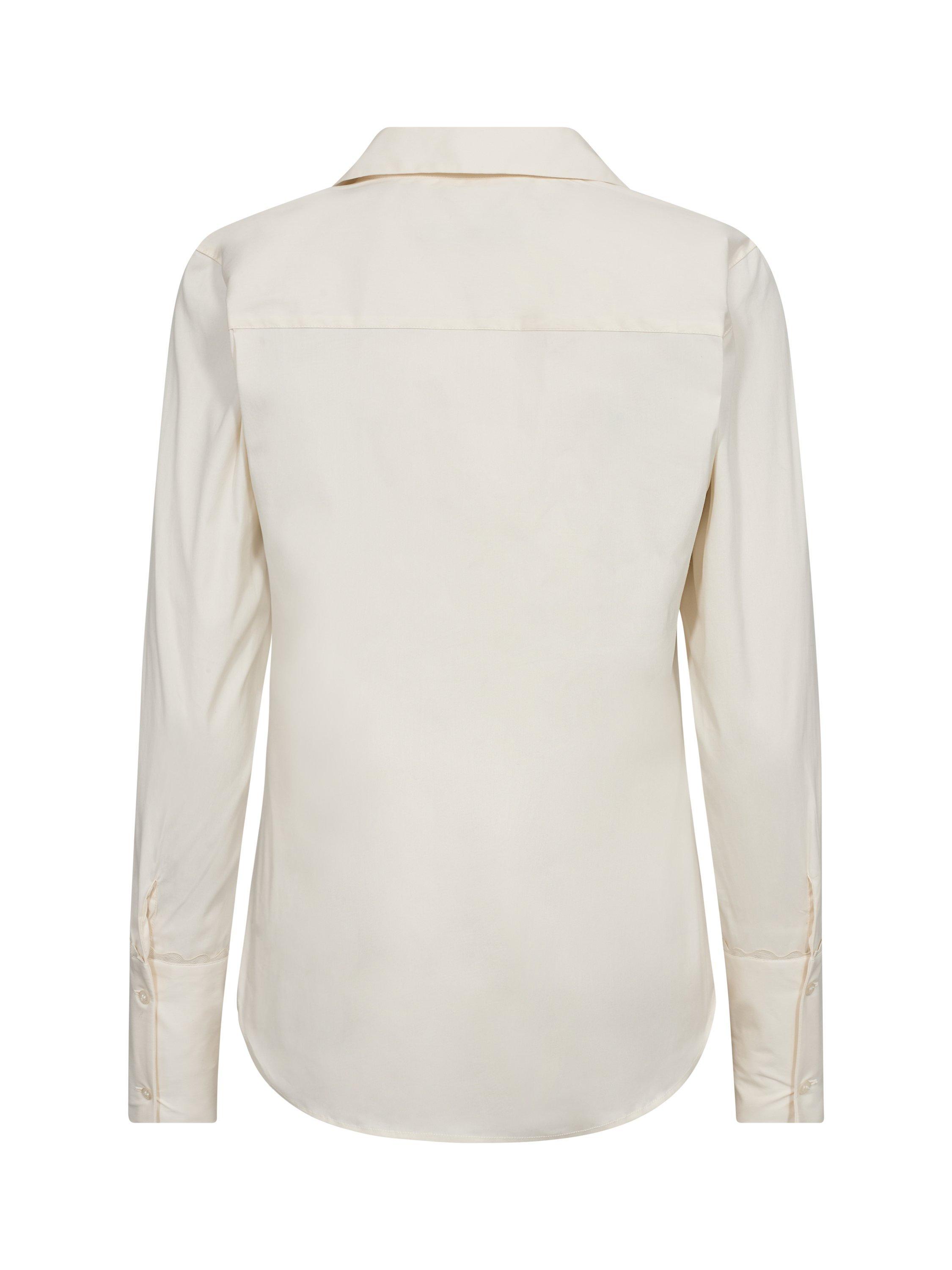 Product image 4 of 4, which shows MOS MOSH Sybel Wave Shirt, Ecru, XL