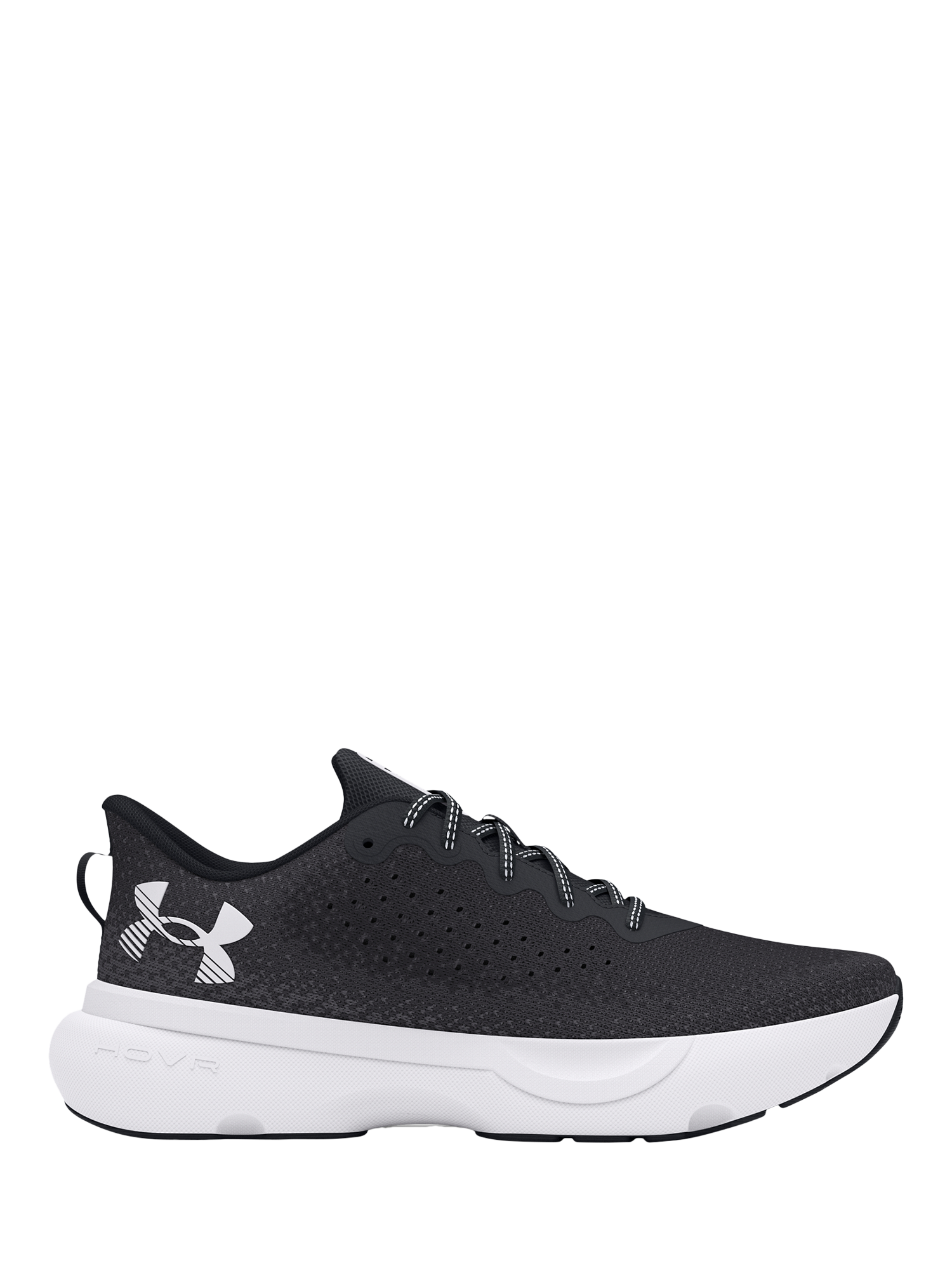 Product image 1 of 5, which shows Under Armour Men's Infinite Pro Sports Trainers, Black / White, 7