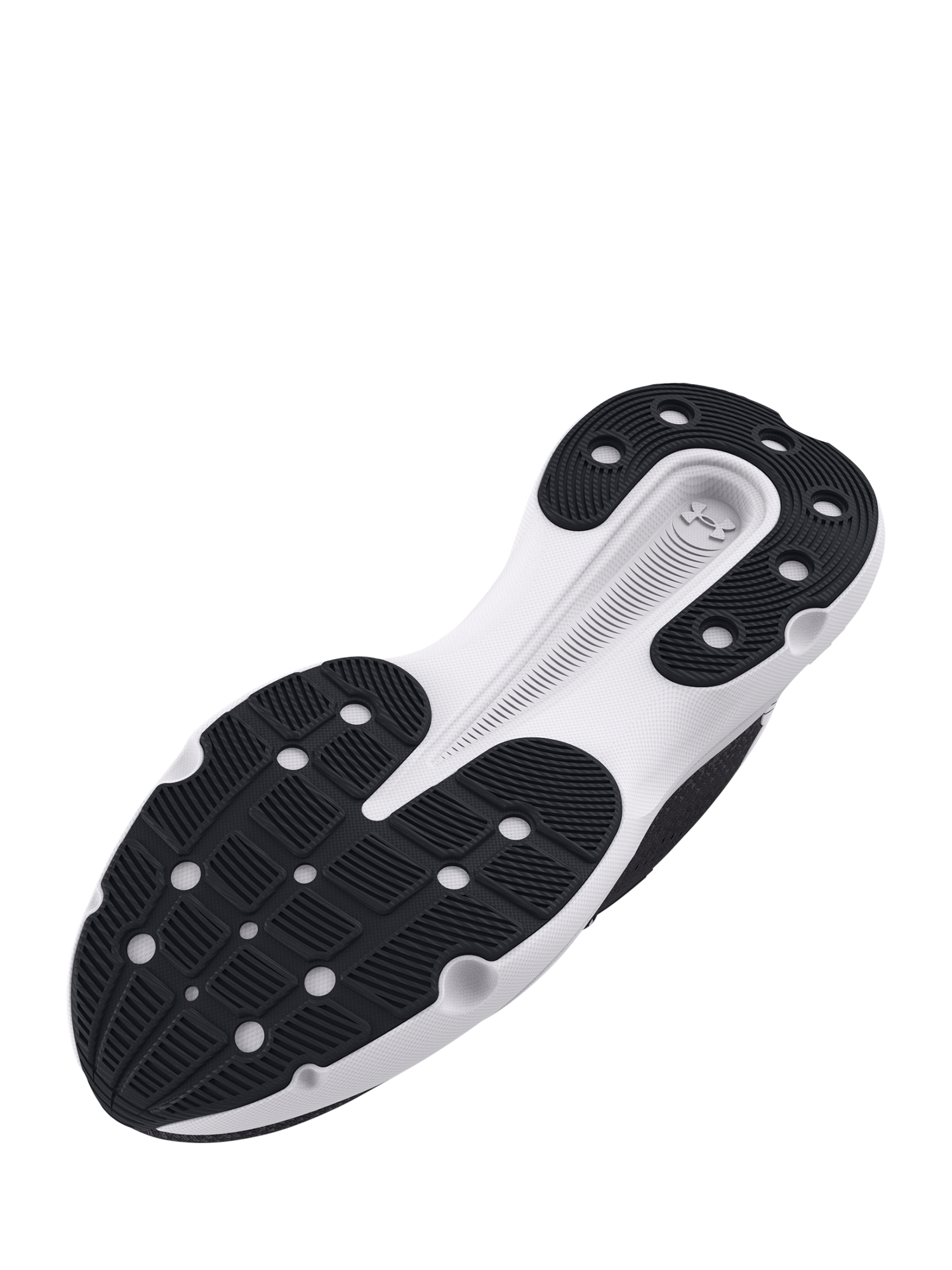 Product image 4 of 5, which shows Under Armour Men's Infinite Pro Sports Trainers, Black / White, 7