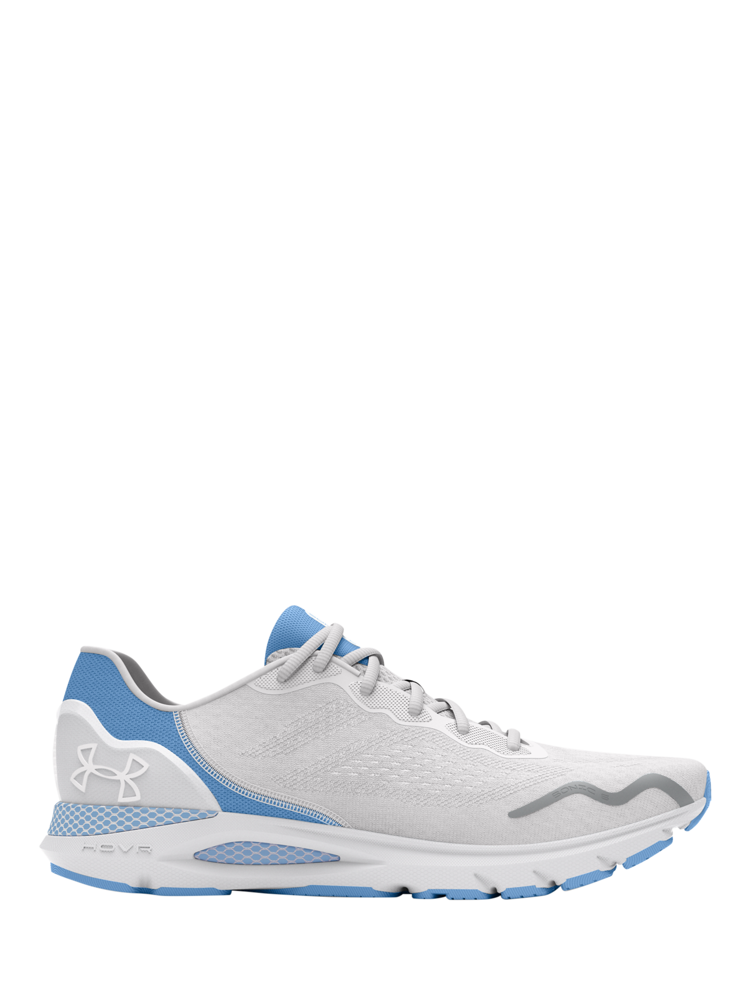 Product image 1 of 5, which shows Under Armour HOVR Sonic 6 Running Shoes, Horizon Blue/White, 7