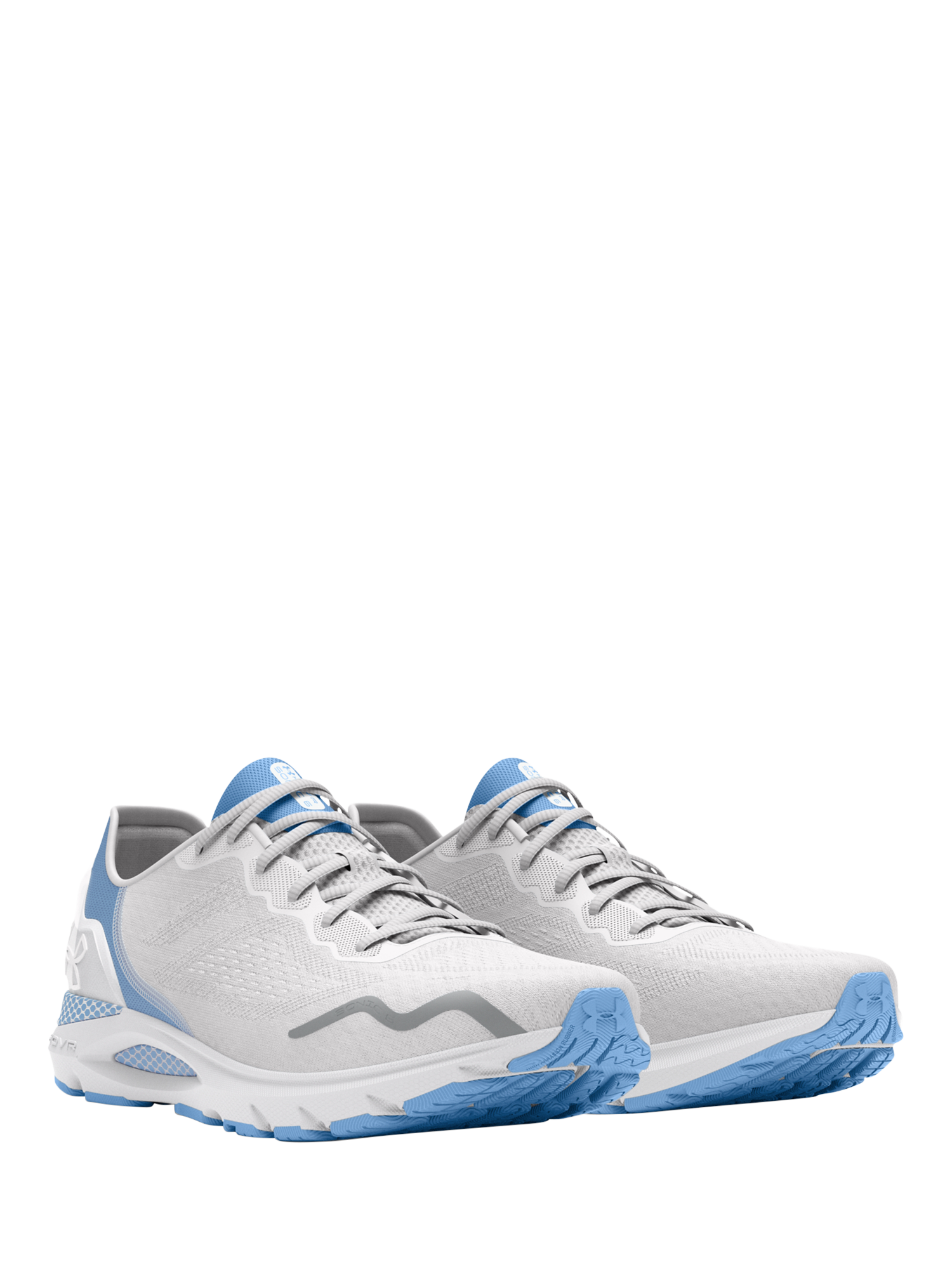 Product image 2 of 5, which shows Under Armour HOVR Sonic 6 Running Shoes, Horizon Blue/White, 7