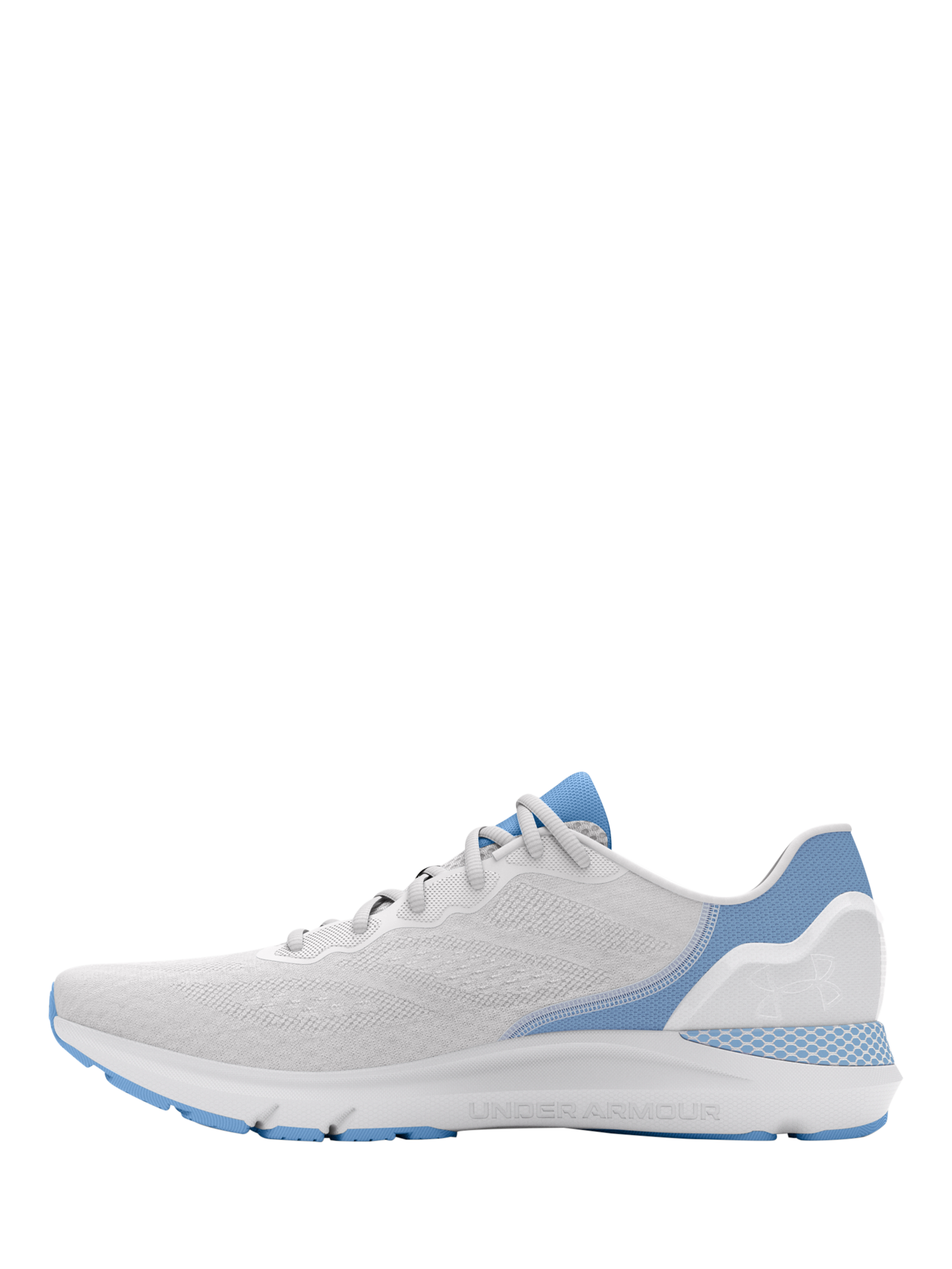 Product image 3 of 5, which shows Under Armour HOVR Sonic 6 Running Shoes, Horizon Blue/White, 7