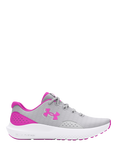 Under Armour Charged Training Shoes, Gray/Magenta