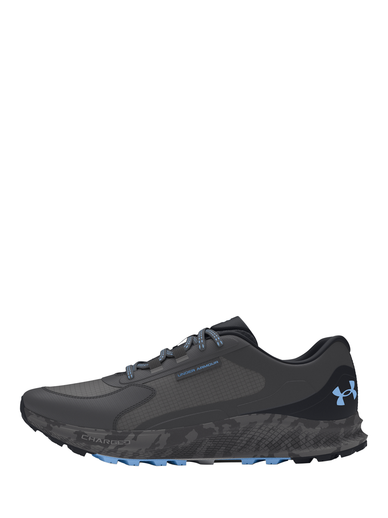Product image 5 of 7, which shows Under Armour Women's Charged Bandit Tr 3 Running Shoes, Anthracite / Blue, 4