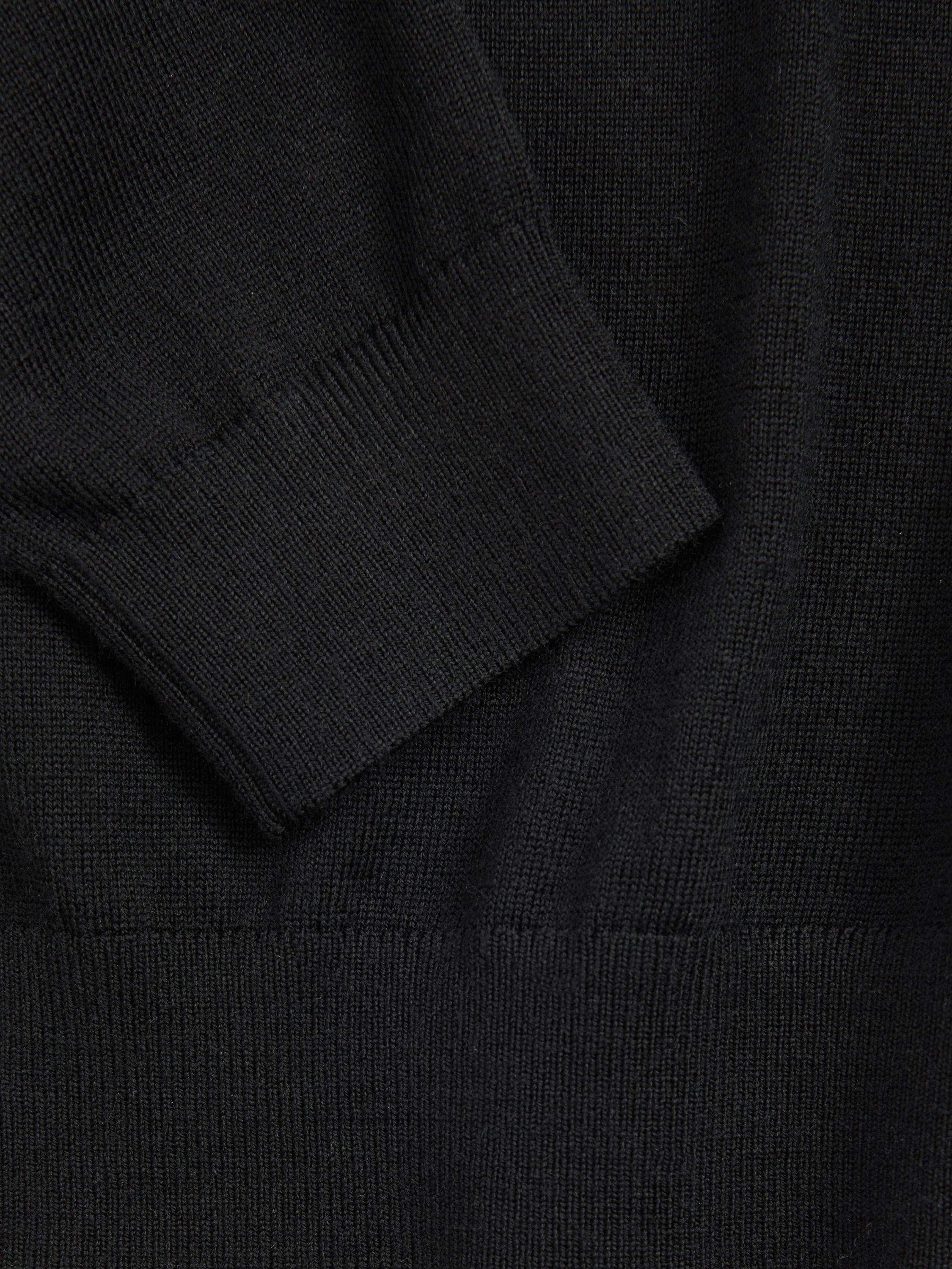 Product image 4 of 4, which shows Reiss Kids' Earl Wool Jumper, Black, 4-5 years