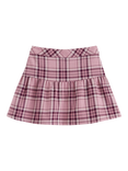 Lindex Checked Mini Skirt, Lilac/Multi