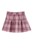 Lindex Checked Mini Skirt, Lilac/Multi