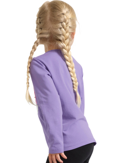 Lindex Sequin Rainbow Long-Sleeved Top, Dusty Lilac - view 2, Dusty Lilac