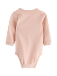 Lindex Baby Wrap Bodysuit, Light Dusty Pink