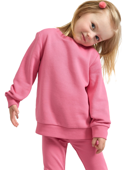 Lindex Baby Crew Neck Sweatshirt, Pink
