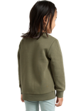 Lindex Baby Crew Neck Sweatshirt, Khaki