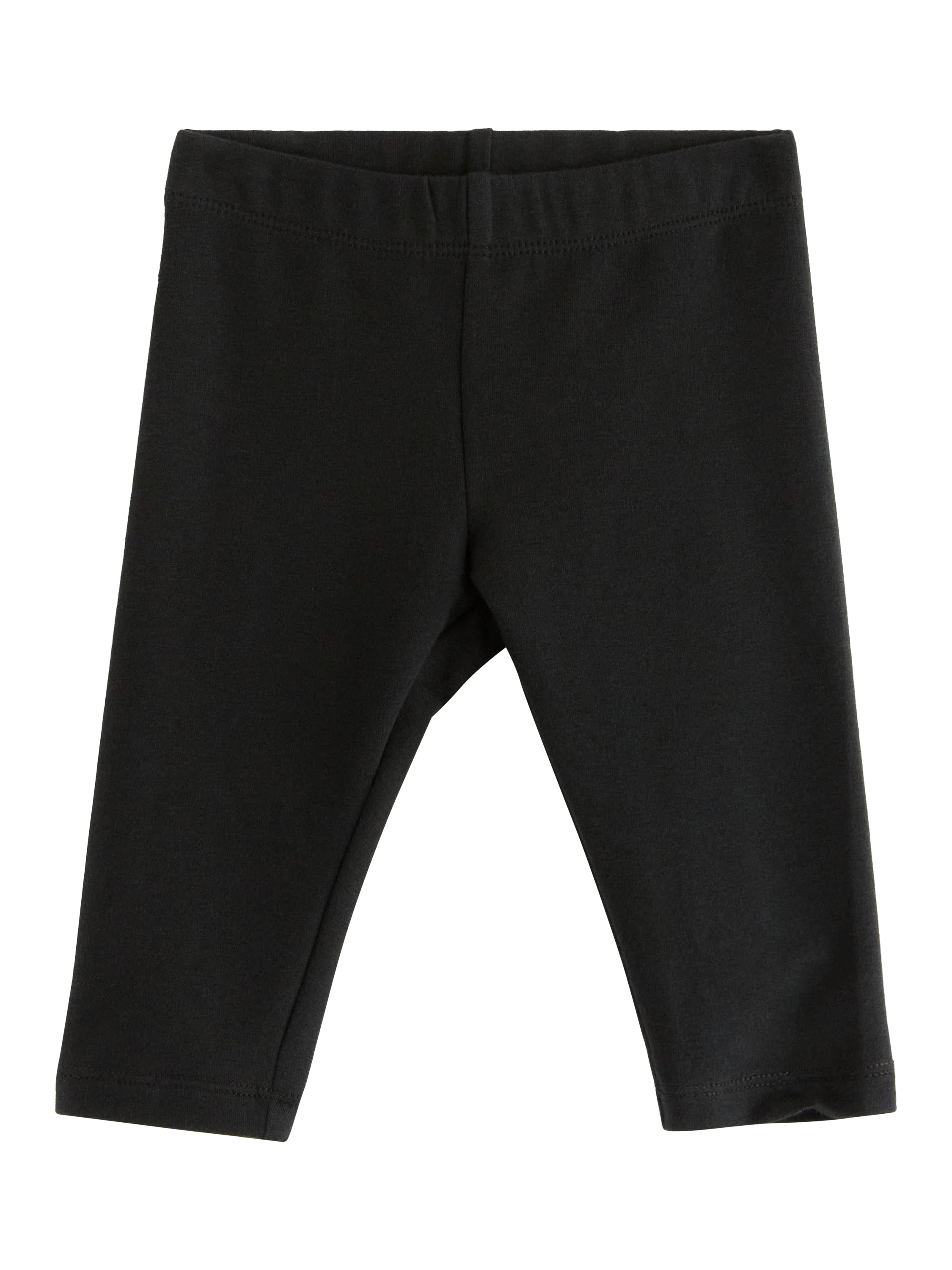 Product image 1 of 3, which shows Lindex Kids' Leggings, Off Black, 2-4 months