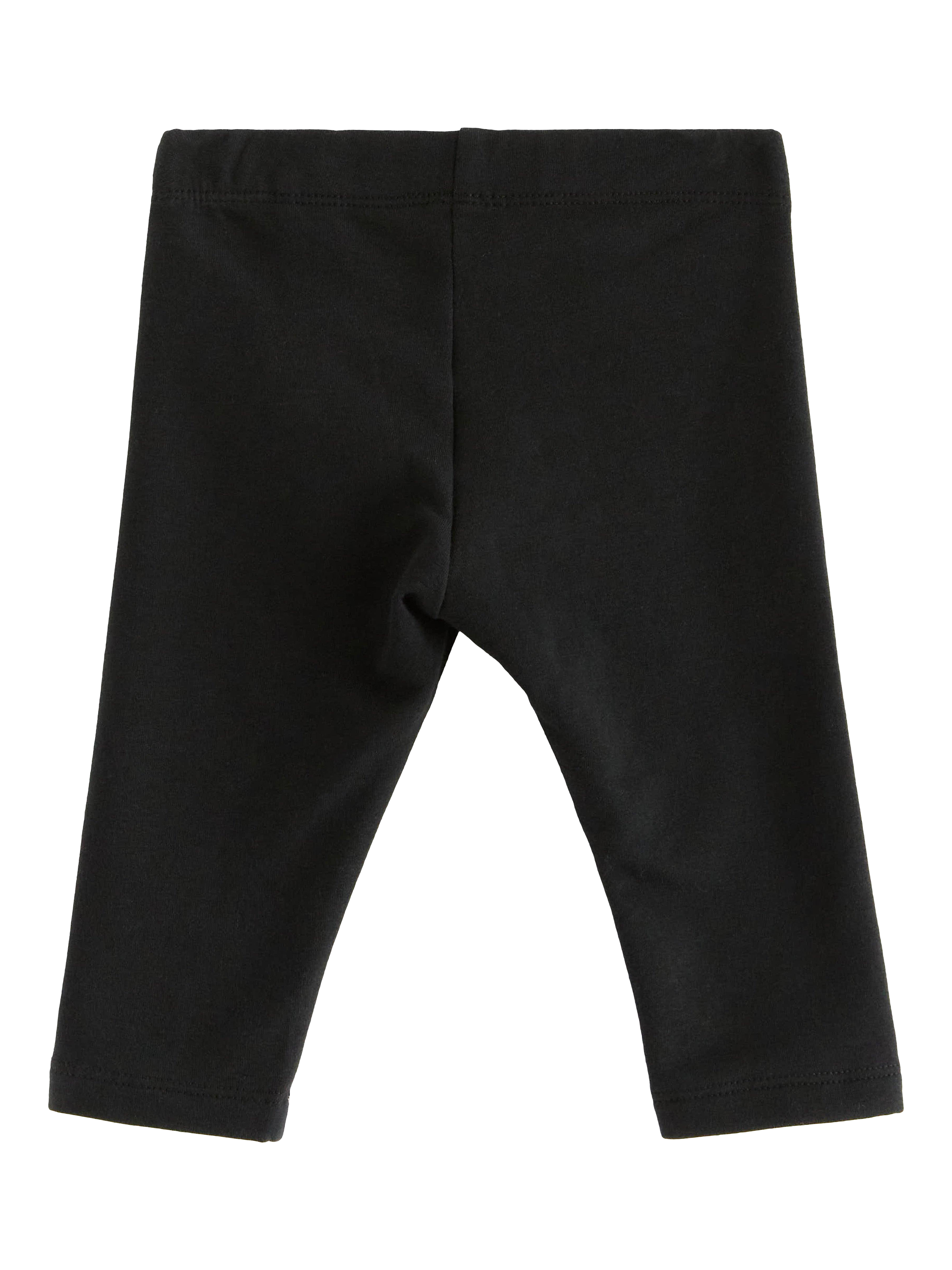 Product image 2 of 3, which shows Lindex Kids' Leggings, Off Black, 2-4 months