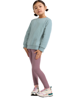 Lindex Kids' Leggings, Dusty Lilac, Dusty Lilac