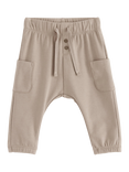 Lindex Baby Cargo Trousers, Dusty Beige