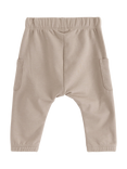 Lindex Baby Cargo Trousers, Dusty Beige