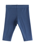 Lindex Baby Organic Cotton Mix Leggings, Dark Blue