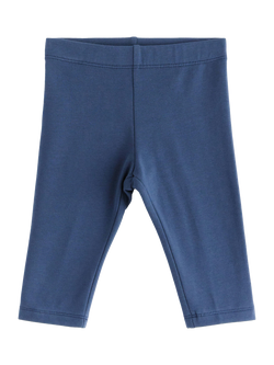 Lindex Baby Organic Cotton Mix Leggings, Dark Blue, Dark Blue