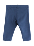 Lindex Baby Organic Cotton Mix Leggings, Dark Blue