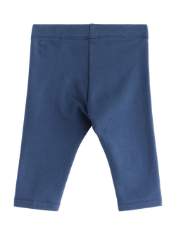 Lindex Baby Organic Cotton Mix Leggings, Dark Blue - view 2, Dark Blue