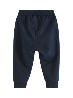 Lindex Baby Soft Lined Joggers, Dark Navy - view 2, Dark Navy